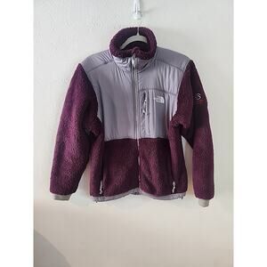 The North Face Denali Fleece Jacket Women’s Small Purple Gray Trim Summit Series